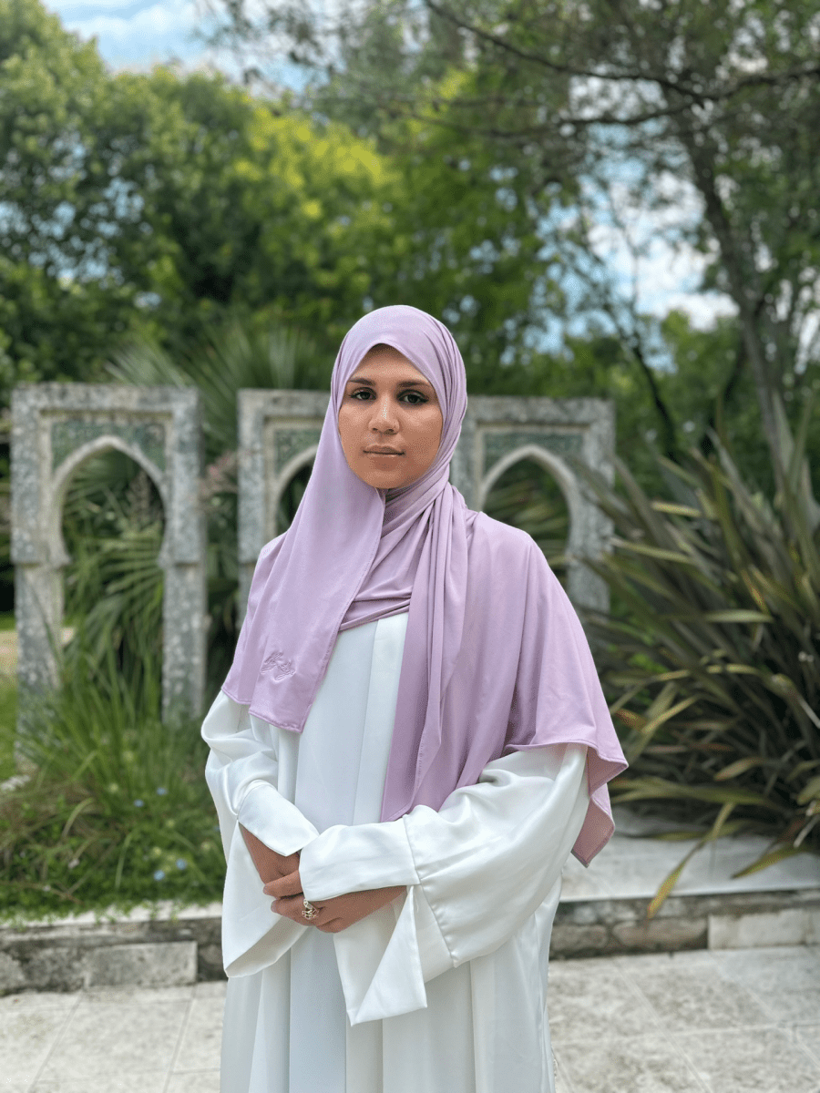 Hijab en Royal Jersey - Lilas - BY LYA